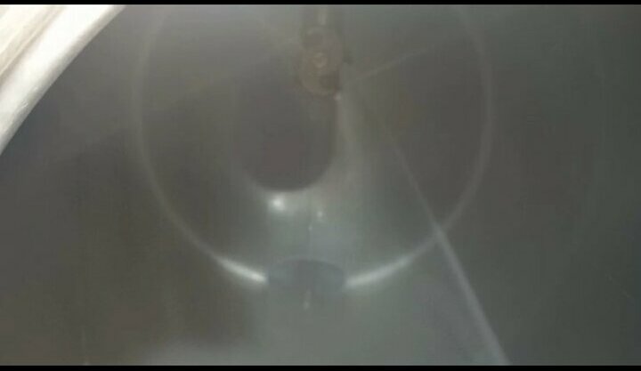 Промывание водой внутри